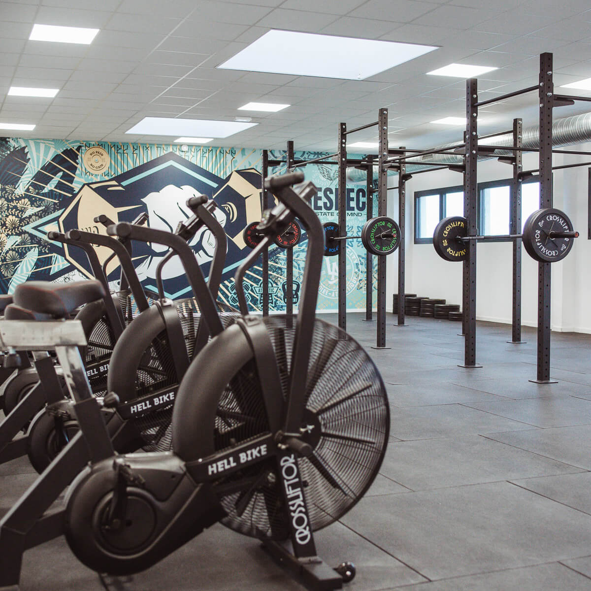 L'espace Athletic de la salle de fitness Artligne à Carquefou